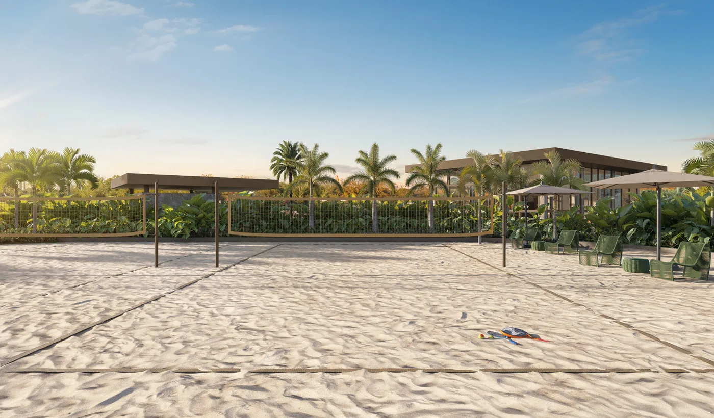 Quadras de beach tennis — Jardim da Hípica Residences