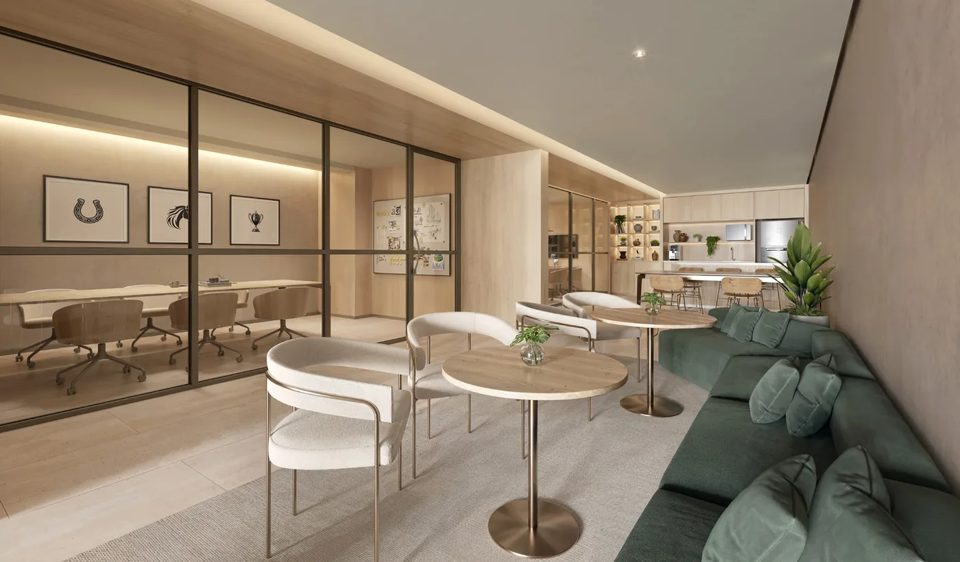 Sala de estudo — Jardim da Hípica Residences